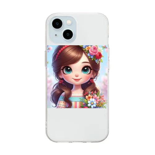 美少女 Soft Clear Smartphone Case