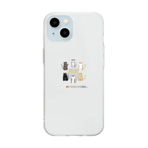 NO CAT NO LIFE Soft Clear Smartphone Case