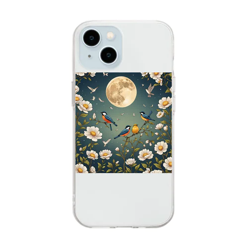 花鳥風月(Kachōfūgetsu) Soft Clear Smartphone Case