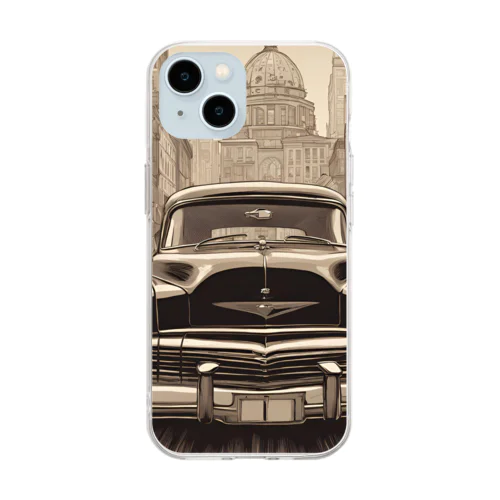 Classic Downtown Ride Soft Clear Smartphone Case