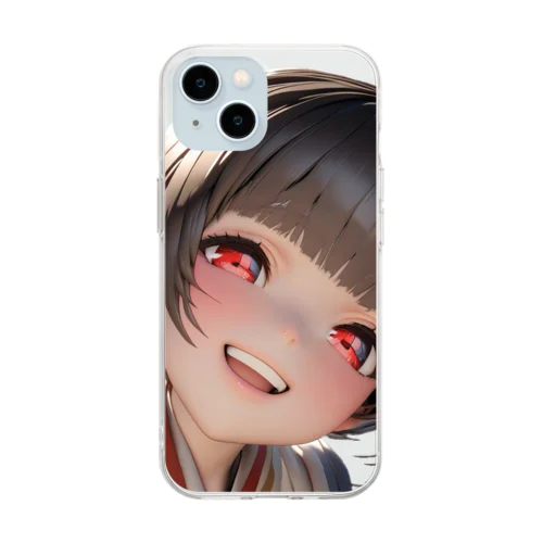 Arca 幼い頃のサムライ娘 Soft Clear Smartphone Case