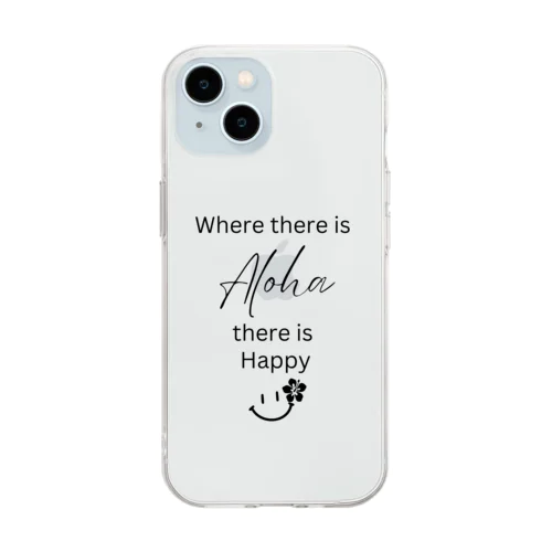 Aloha Smile Leia☆ Soft Clear Smartphone Case