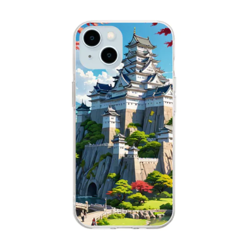 Himeji Castle　姫路城 Soft Clear Smartphone Case