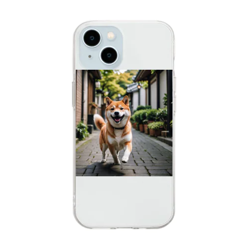 ザ・柴犬 Soft Clear Smartphone Case
