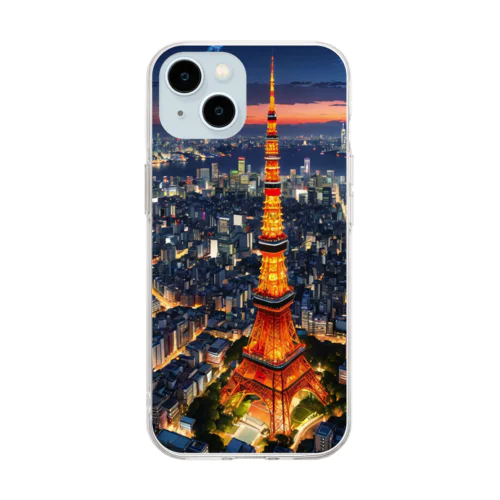 Tokyo Tower　東京タワー Soft Clear Smartphone Case