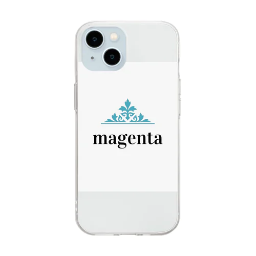 magenta ソフトクリアスマホケース