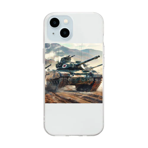 陸上自衛隊の戦車　kouchan 1616 Soft Clear Smartphone Case