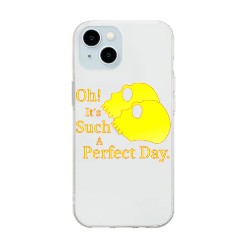 Oh! It's Such A Perfectday.（黄色） ソフトクリアスマホケース