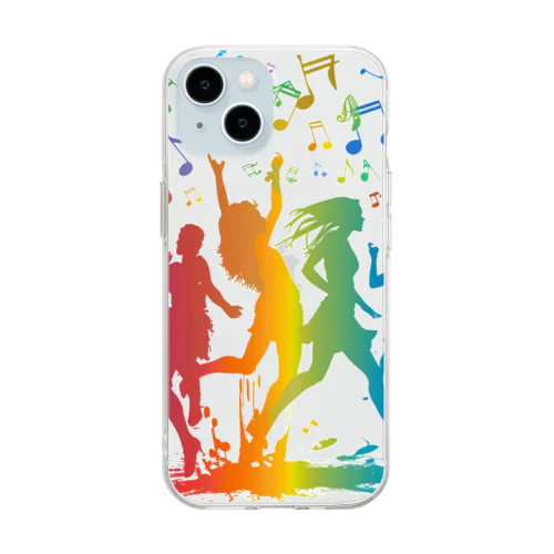  dance!!  dance!!  dance!! Soft Clear Smartphone Case