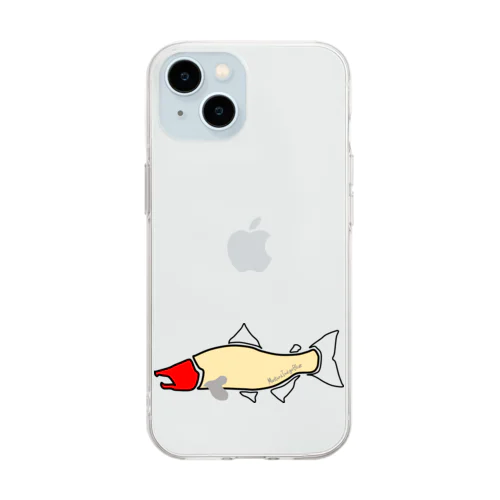 サーモン×レッドヘッド Soft Clear Smartphone Case