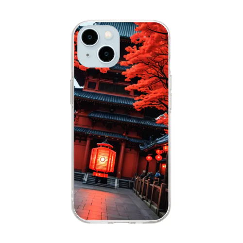 Senso-ji: Kaminarimon　浅草寺: 雷門 Soft Clear Smartphone Case