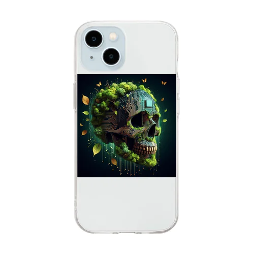 SKULL031 Soft Clear Smartphone Case