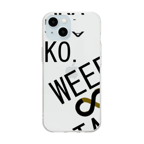 ビッグWEEP＆TAKEロゴ 2 Soft Clear Smartphone Case