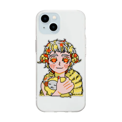 牡羊座 Soft Clear Smartphone Case