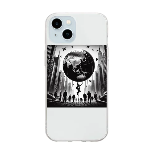 mob the world item Soft Clear Smartphone Case