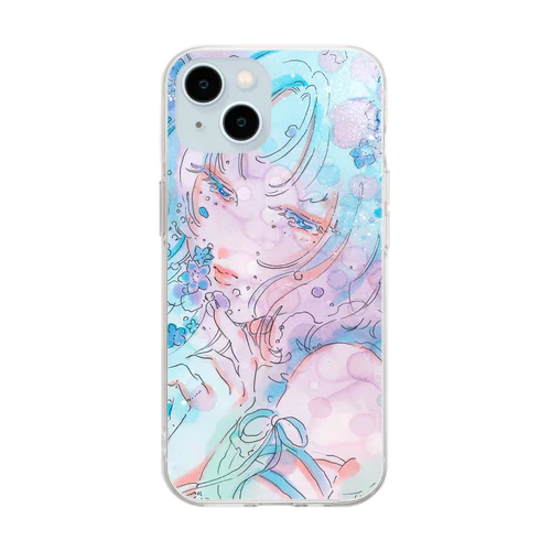 ネモフィラ Soft Clear Smartphone Case