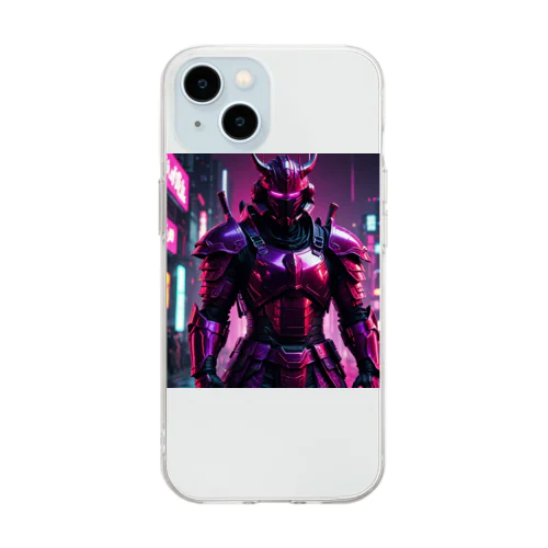 RED-SAMURAI Soft Clear Smartphone Case