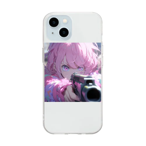 火花散る戦場 Soft Clear Smartphone Case