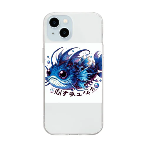 深海魚のキャラクターグッズ Soft Clear Smartphone Case