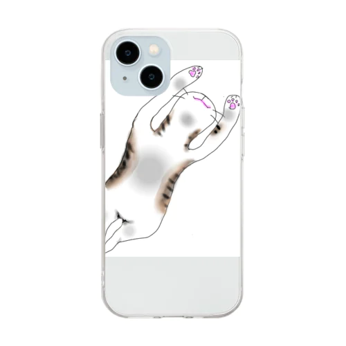 のびのびテンちゃん Soft Clear Smartphone Case