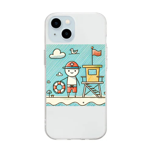 ライフガード Soft Clear Smartphone Case