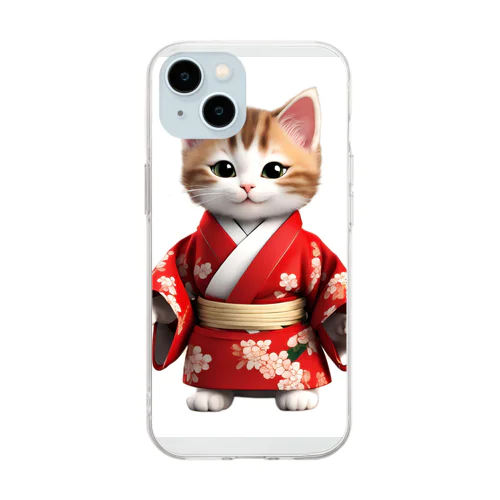 和ねこさん Soft Clear Smartphone Case