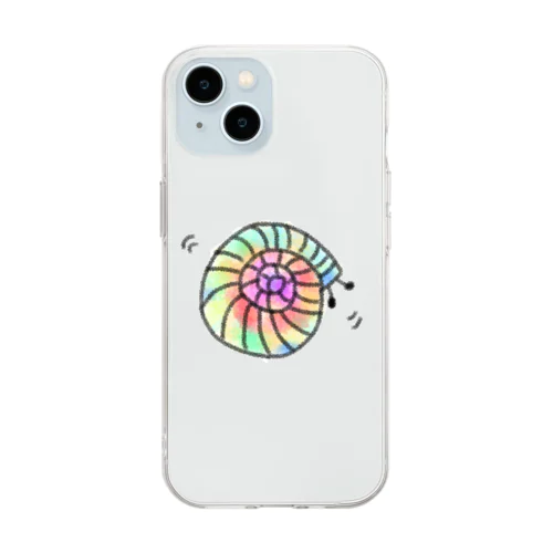 しんぼるず→かたつむりB Soft Clear Smartphone Case