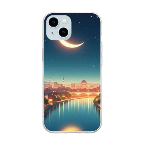 「夜景グッズ」 Soft Clear Smartphone Case