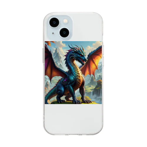 王道ドラゴン Soft Clear Smartphone Case