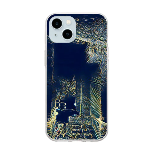 psychedelicな地下神殿 Soft Clear Smartphone Case