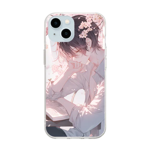 4月の窓辺 Soft Clear Smartphone Case