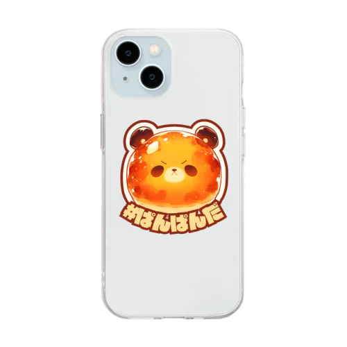 ぱんぱんだ Soft Clear Smartphone Case