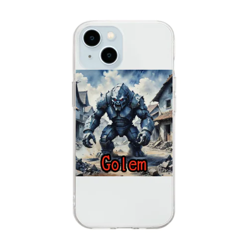 モンスターシリーズ（リアル）：Golem Soft Clear Smartphone Case