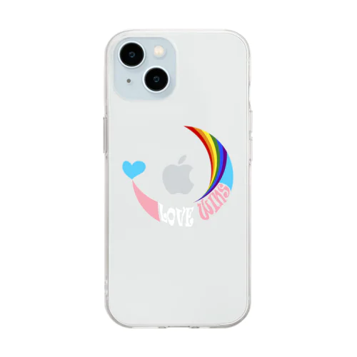 LOVE WINSムーン Soft Clear Smartphone Case