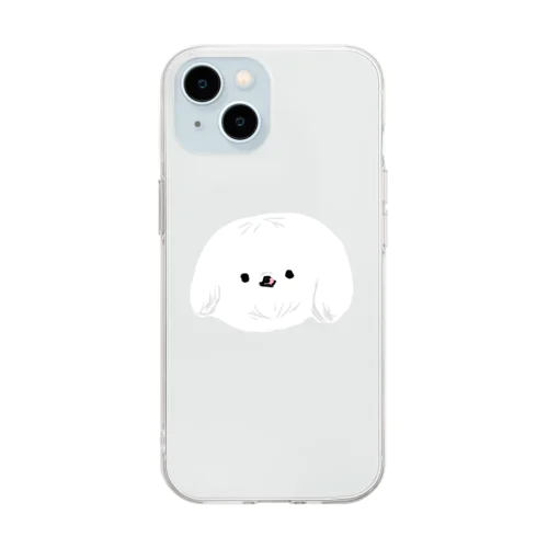 はなぺろぺろ Soft Clear Smartphone Case