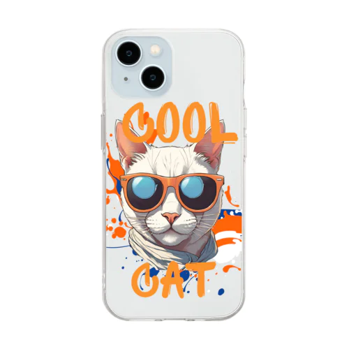 COOL CAT ソフトクリアスマホケース