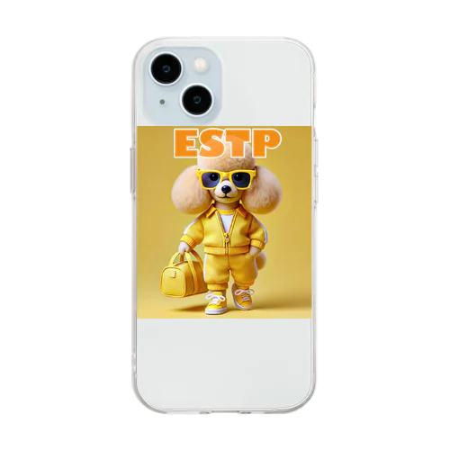 ESTPのトイプードル Soft Clear Smartphone Case