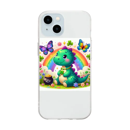 恐竜くん Soft Clear Smartphone Case