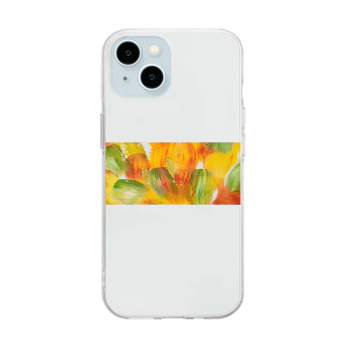 cheerful  Soft Clear Smartphone Case