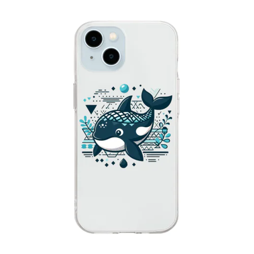 魚虎クン Soft Clear Smartphone Case