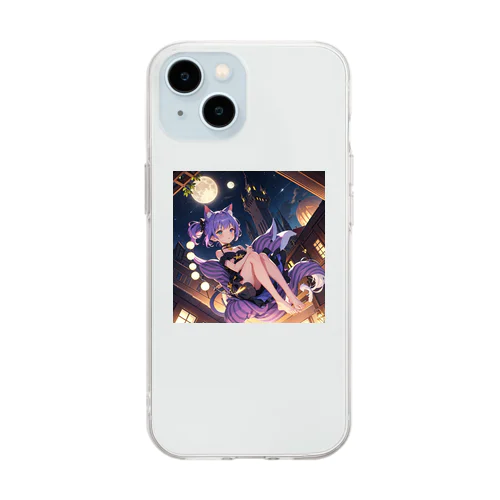 猫耳少女 Soft Clear Smartphone Case