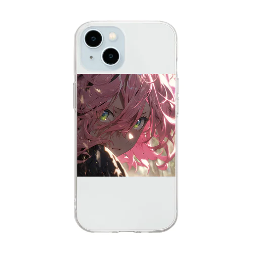 雨音と共に Soft Clear Smartphone Case