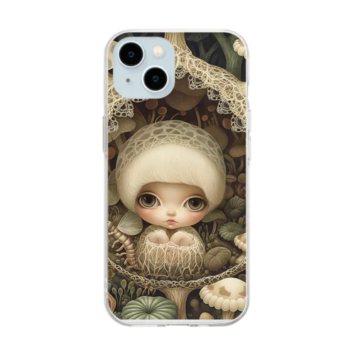 菌ちゃん Soft Clear Smartphone Case