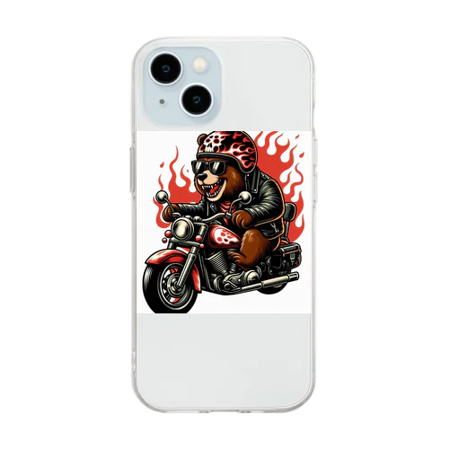 Kuma.Biker ソフトクリアスマホケース