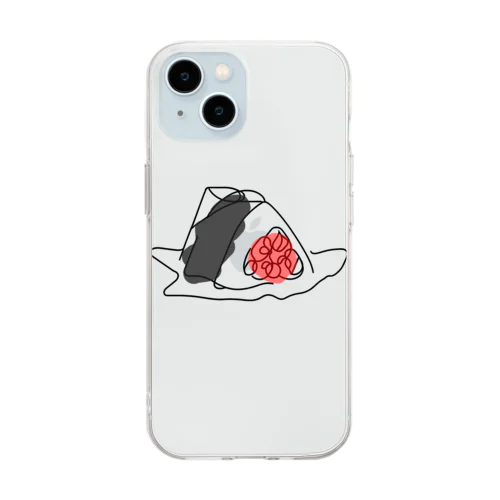 onigiri① Soft Clear Smartphone Case