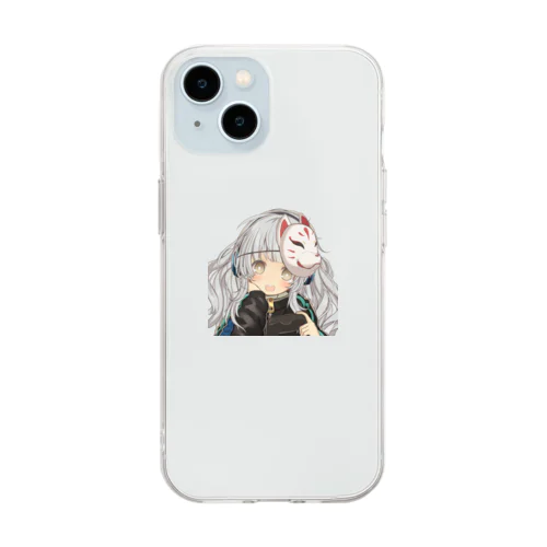 きつね推しなら買うべき！ Soft Clear Smartphone Case