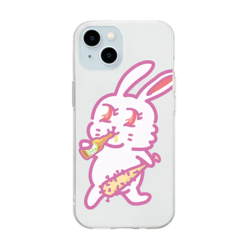 うさぎやま光一郎の町内パトロール Soft Clear Smartphone Case