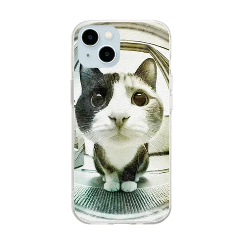 待ち猫★みけねこちゃん Soft Clear Smartphone Case