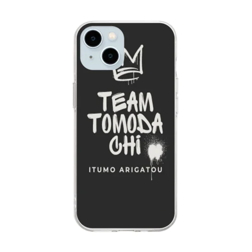 TEAM　TOMODACHI ソフトクリアスマホケース