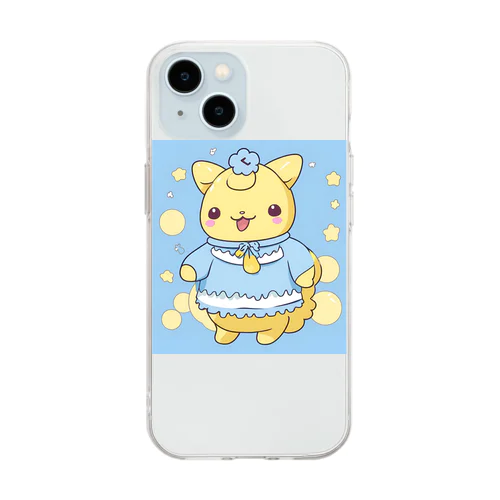 ポンプー Soft Clear Smartphone Case